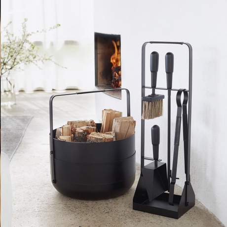 Eldvarm Fireplace Companion Set Emma Noir