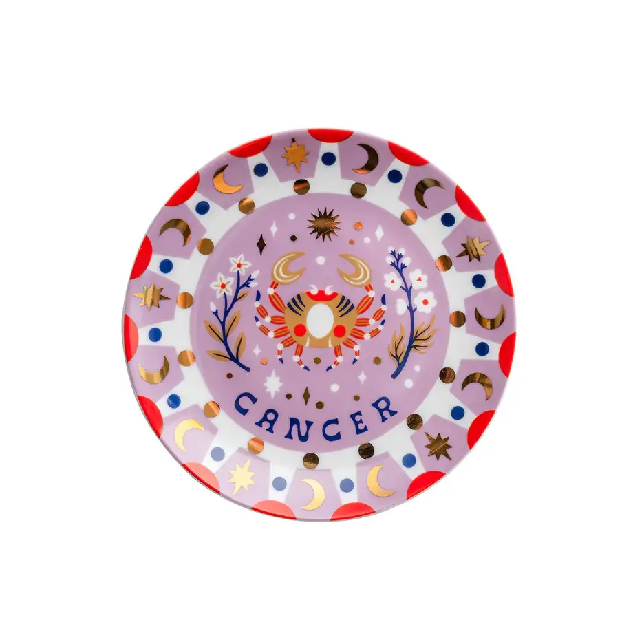 Zodiac Signs Plate "Cancer"
