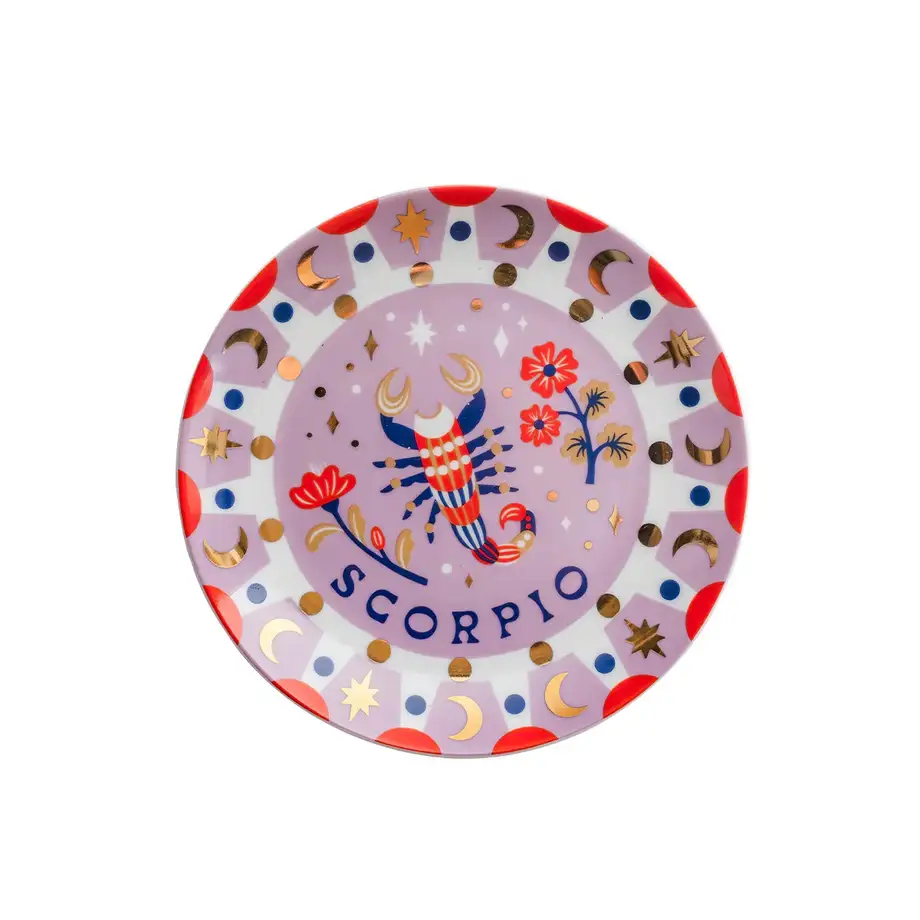 Zodiac Signs Plate "Scorpio"