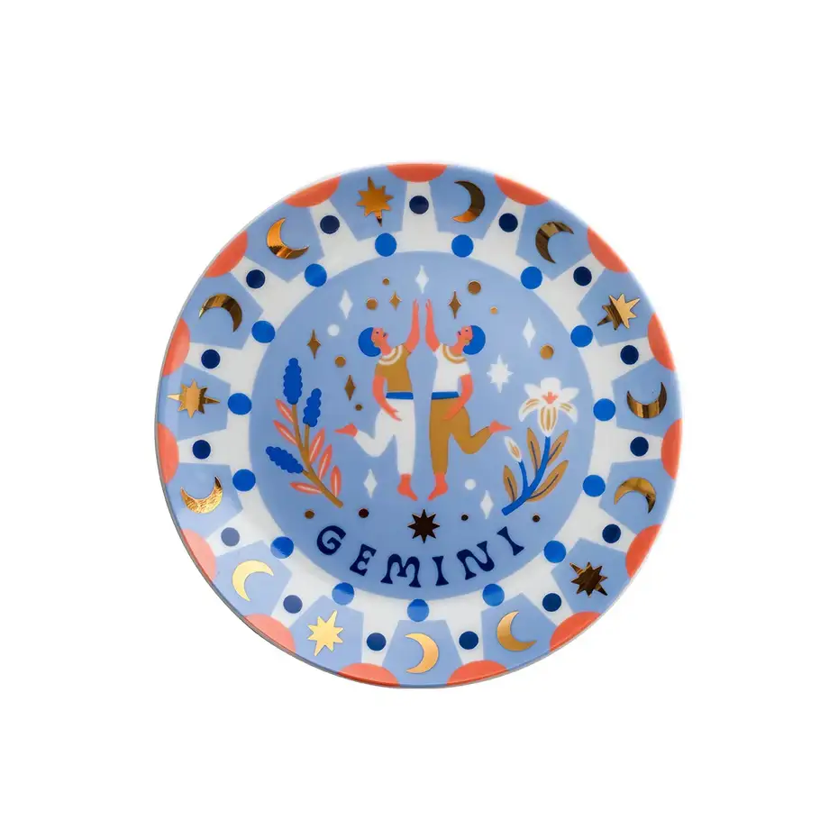 Zodiac Signs Plate "Gemini"