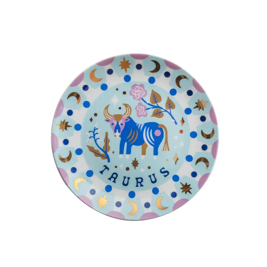 Zodiac Signs Plate "Taurus"