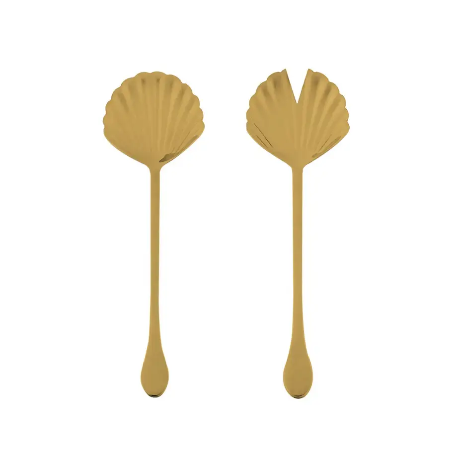 Set of 2 Sea Shell Salad Cutlery 