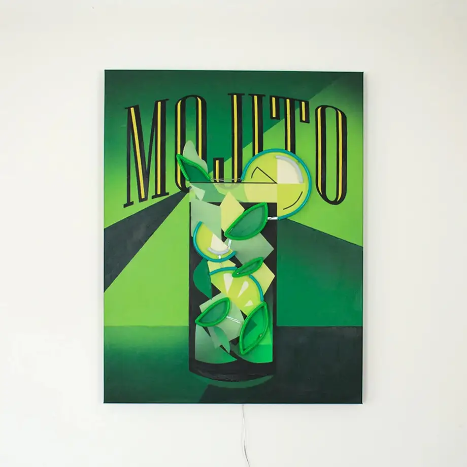 Mojito Wall Artwork Led