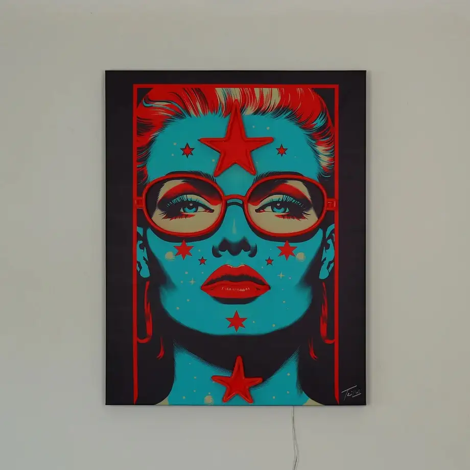 Tarot Card Wall Artwork Led