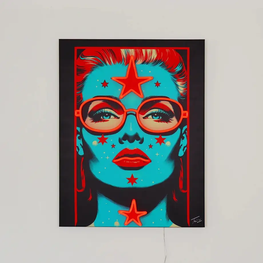 Tarot Card Wall Artwork Led