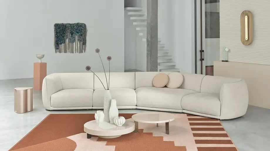 Saba Vela Piping Sofa