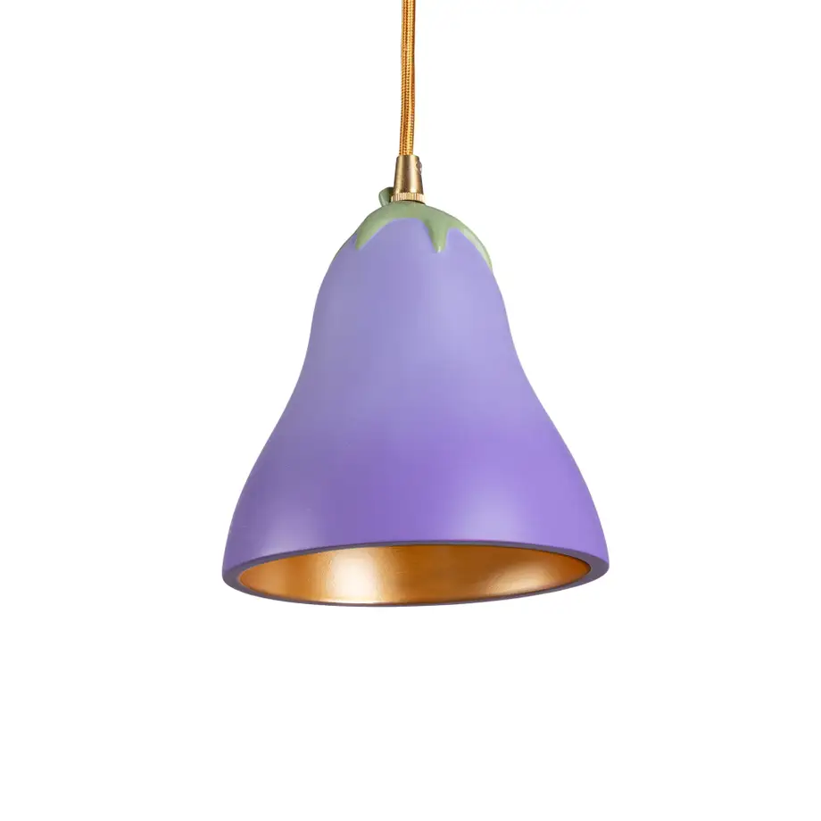 Seletti Vitamin Ceiling Lamp Aubergine