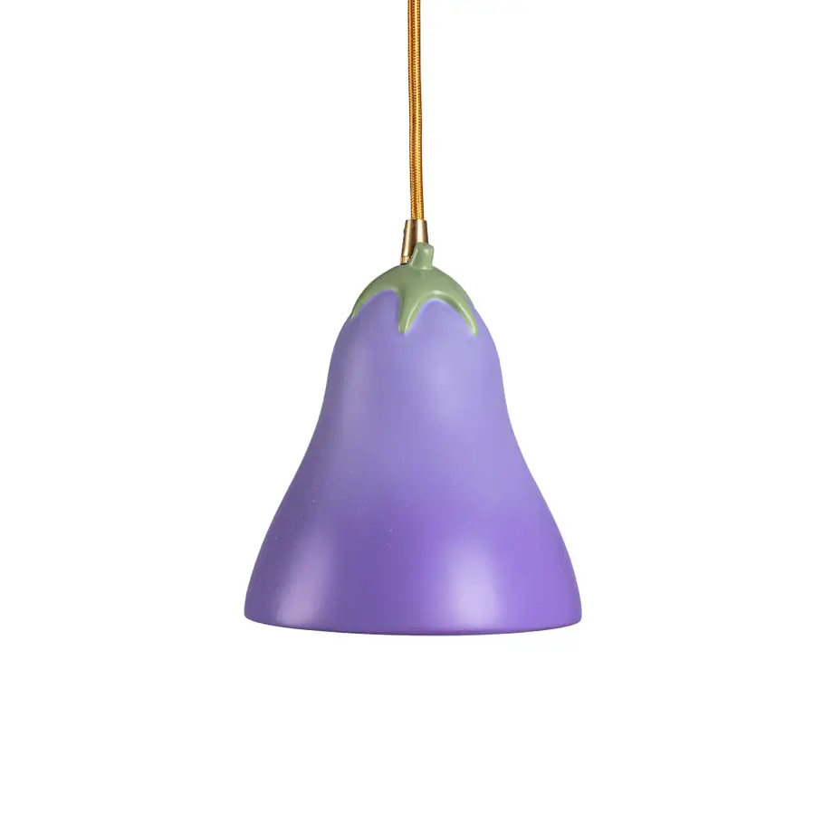 Seletti Vitamin Ceiling Lamp Aubergine