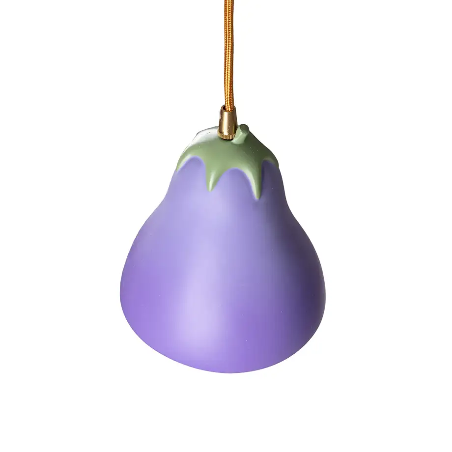 Seletti Vitamin Ceiling Lamp Aubergine