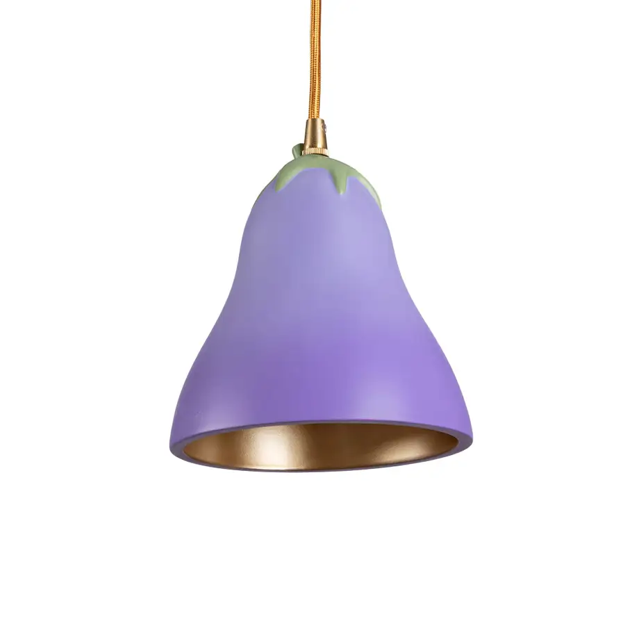 Seletti Vitamin Ceiling Lamp Aubergine