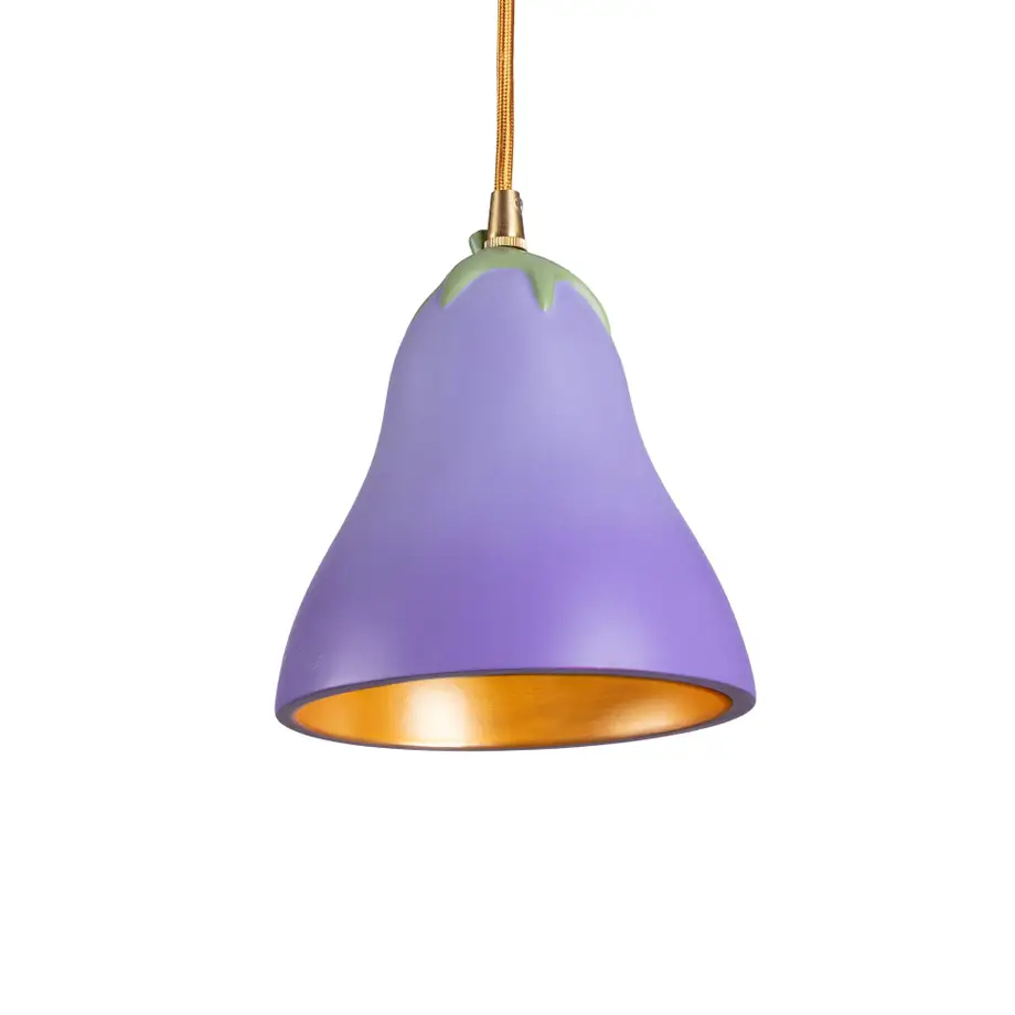 Seletti Vitamin Ceiling Lamp Aubergine