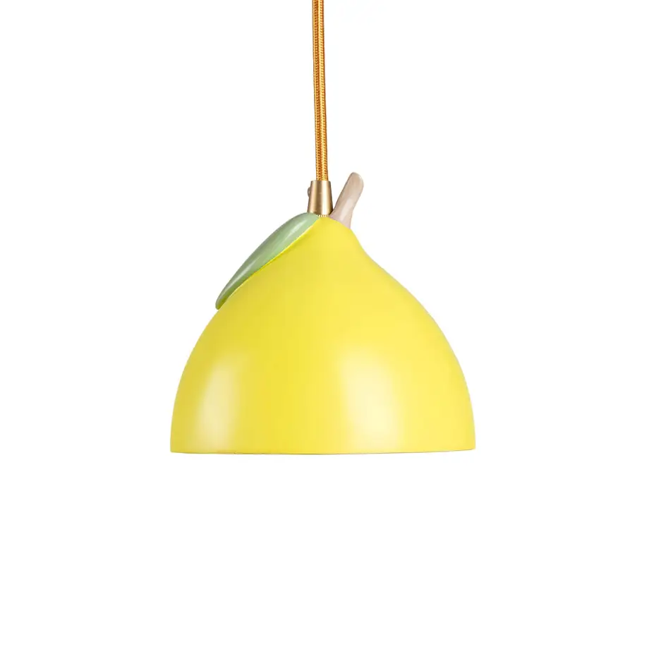 Seletti Vitamin Ceiling Lamp Lemon