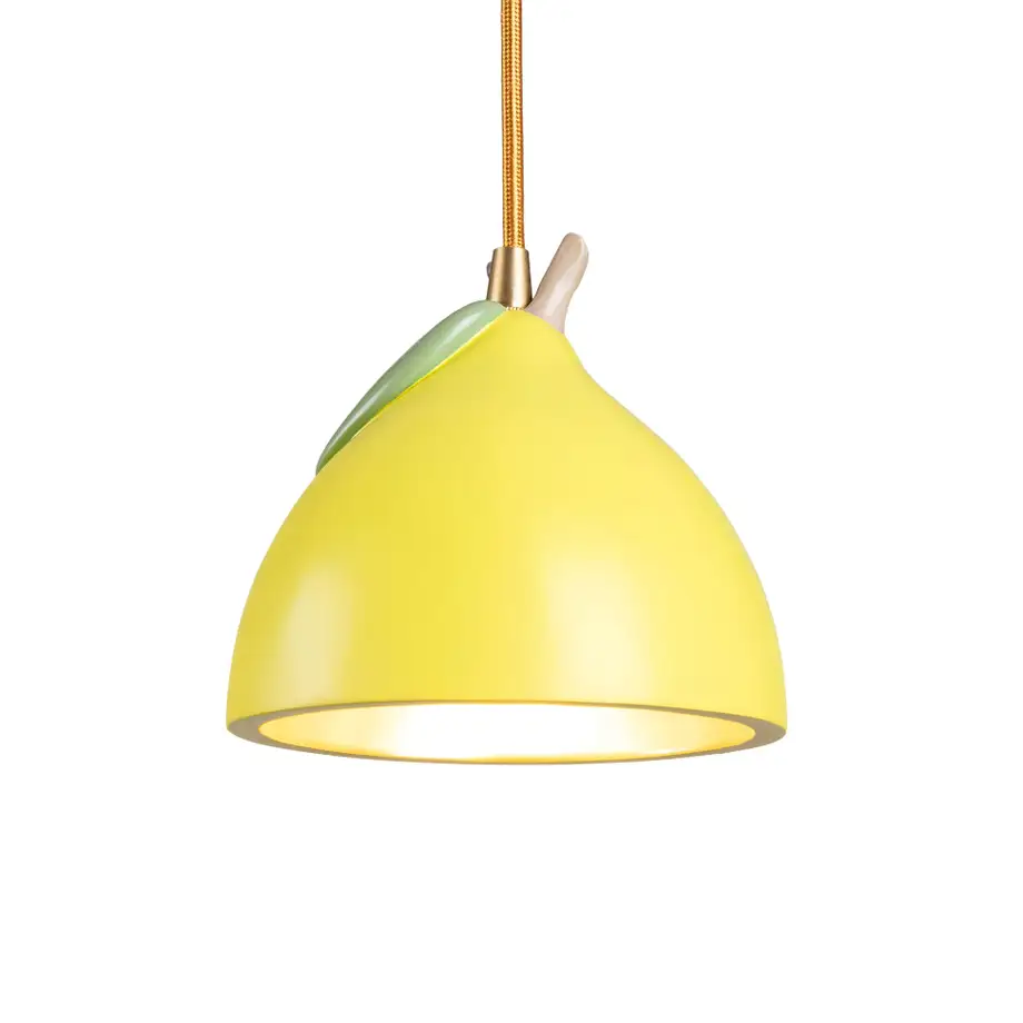 Seletti Vitamin Ceiling Lamp Lemon