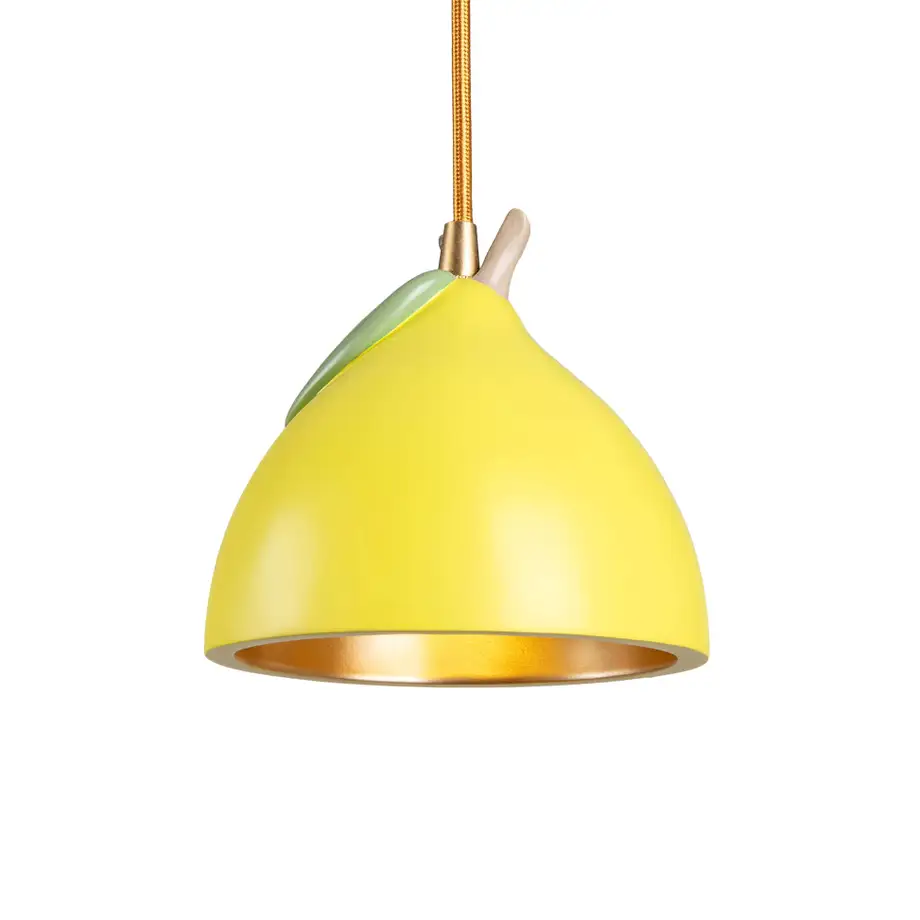 Seletti Vitamin Ceiling Lamp Lemon