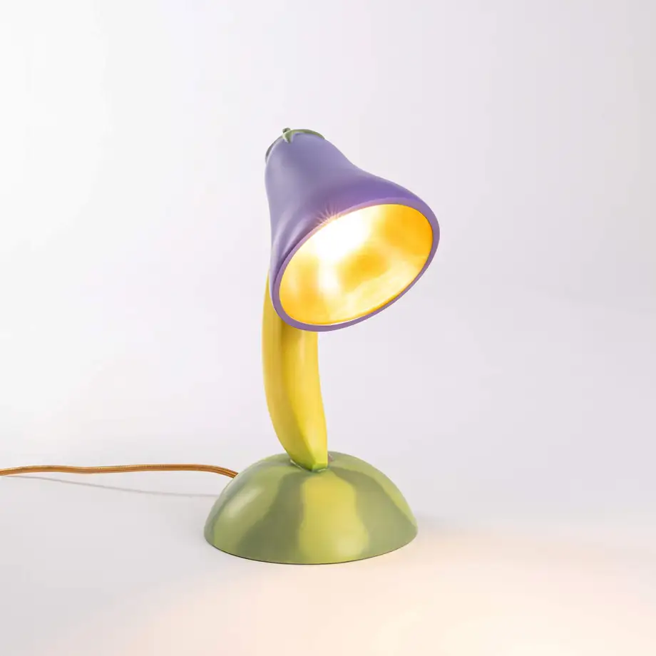 Seletti Vitamin Table Lamp Aubergine