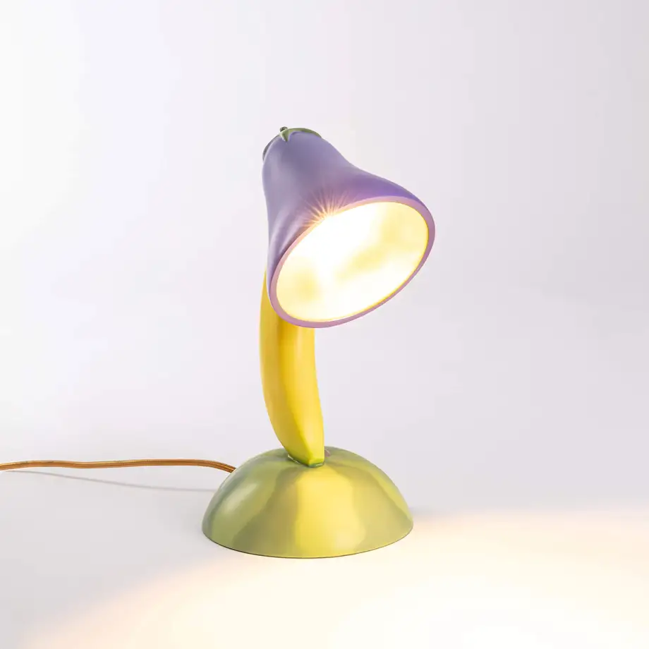 Seletti Vitamin Table Lamp Aubergine