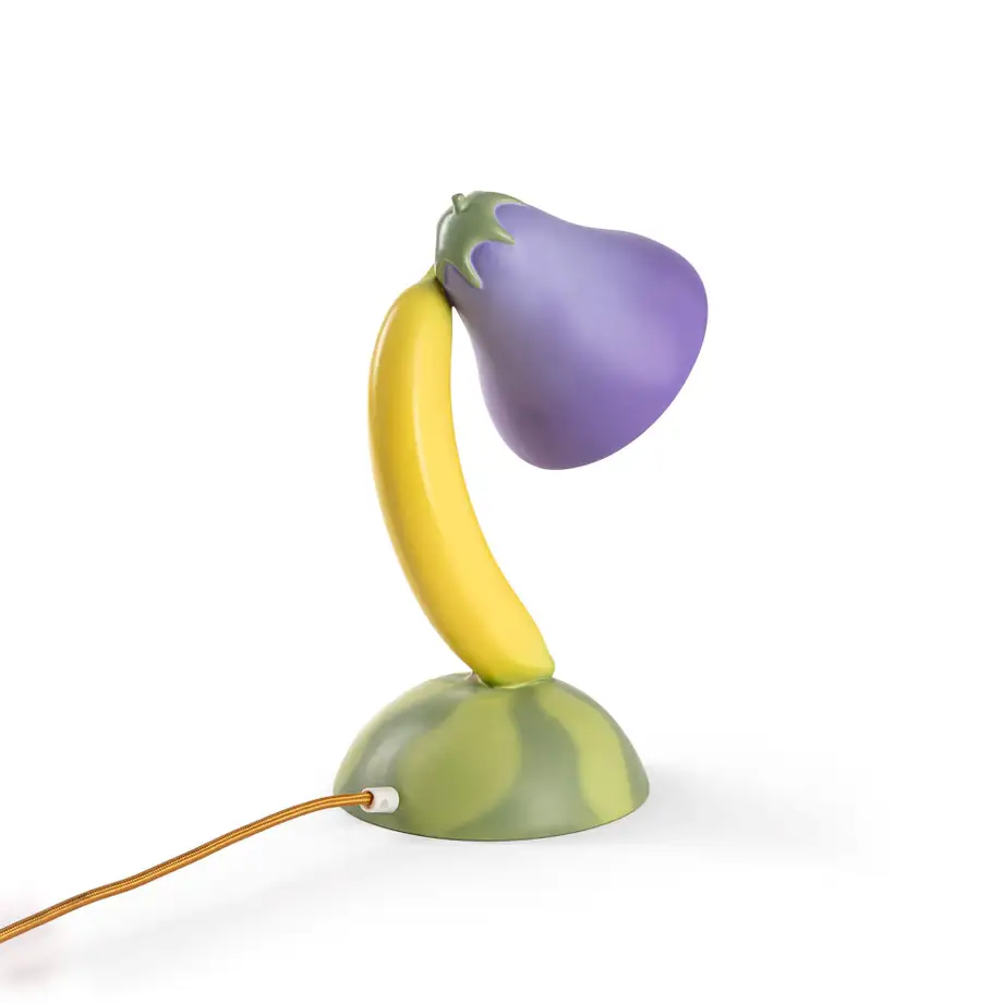 Seletti Vitamin Table Lamp Aubergine