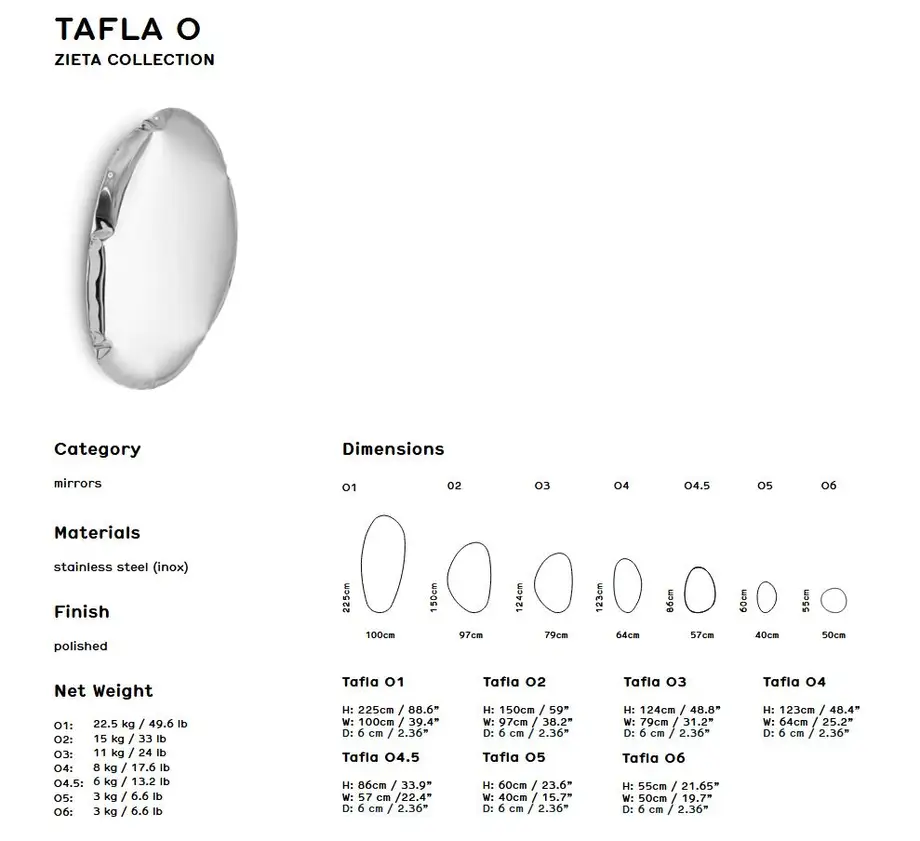 Zieta Tafla O Mirror