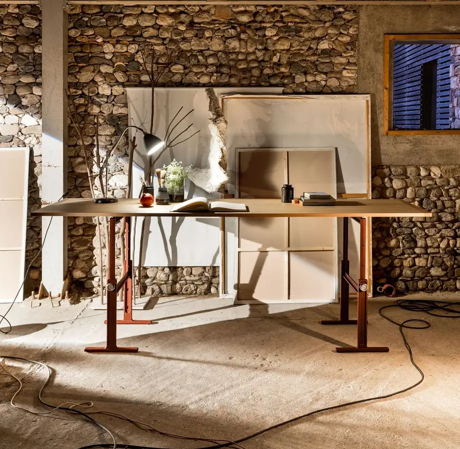 Magis Brut Trestles Table