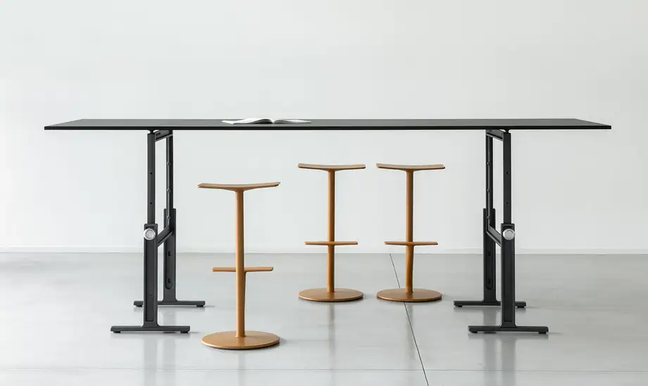 Magis Brut Trestles Table