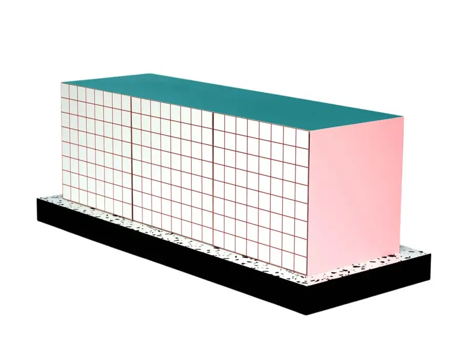 Seletti Supercabinet Red Grid