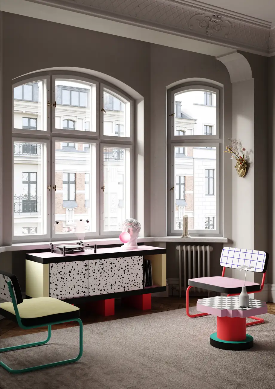 Seletti Superlounge Chair Terrazzo