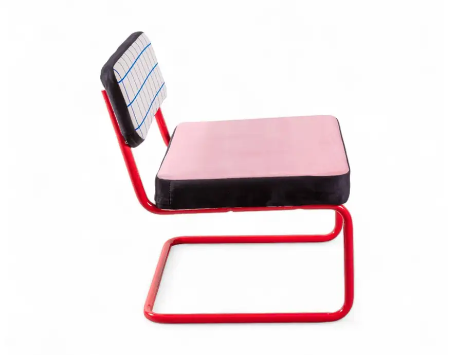 Seletti Superlounge Chair Blue Grid