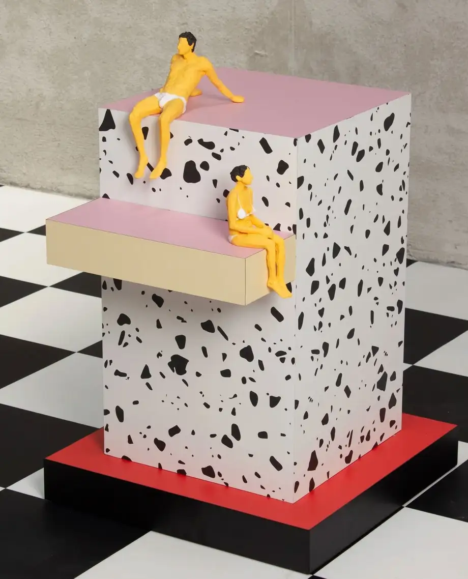 Seletti Superside Table Terrazzo