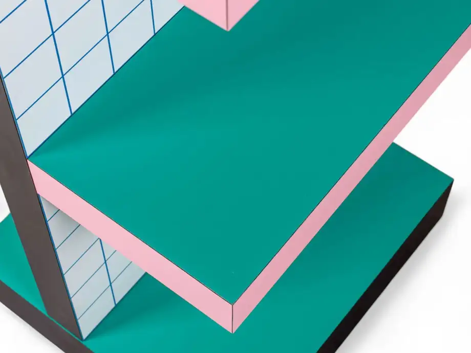 Seletti Supershelf Blue Grid