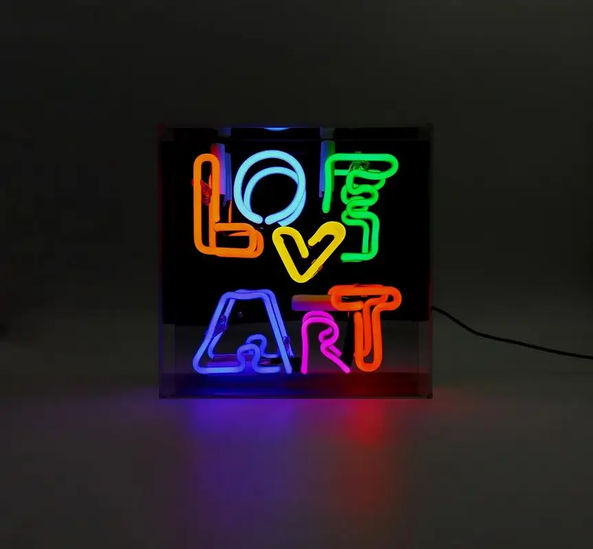Locomocean Neon Box Love Art