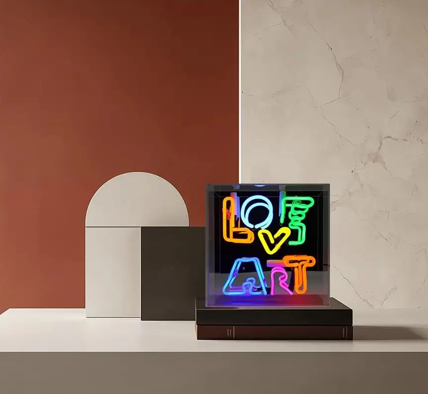 Locomocean Neon Box Love Art