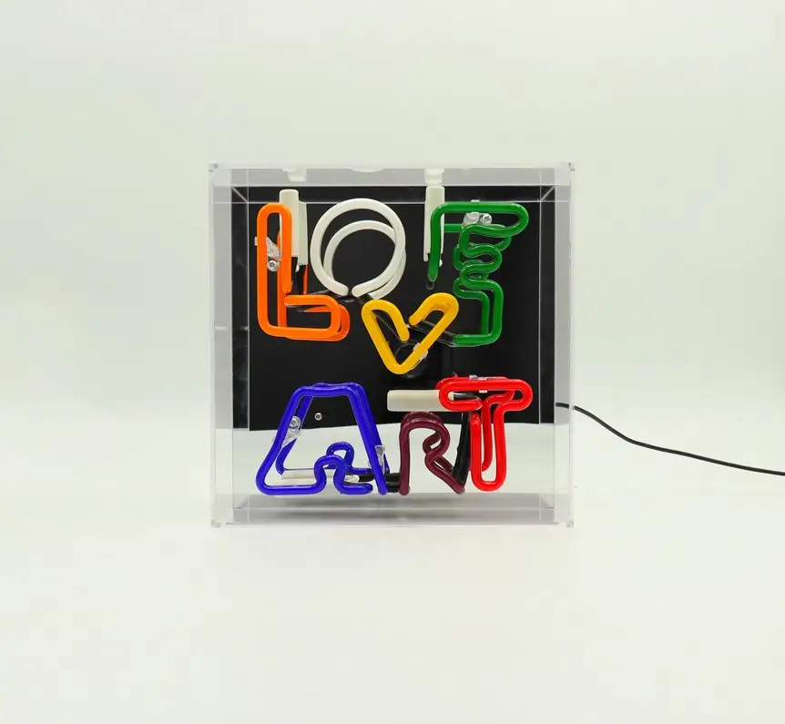 Locomocean Neon Box Love Art