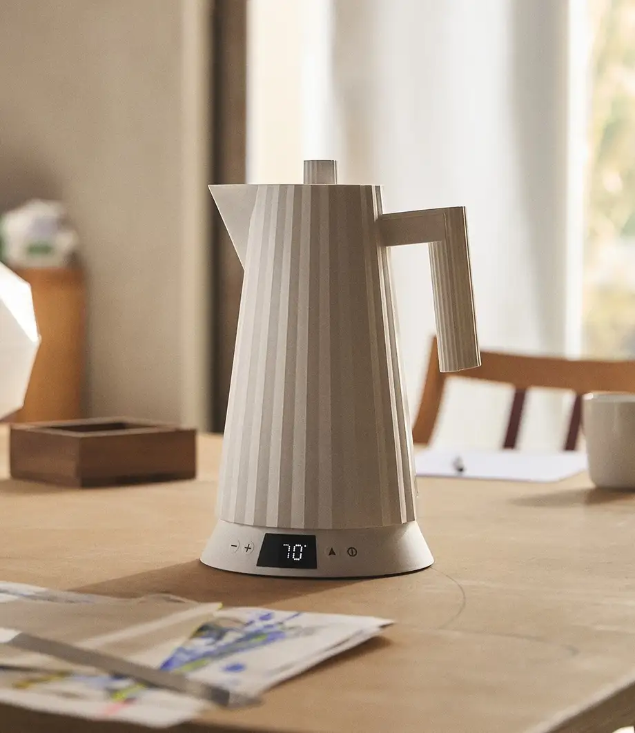 Alessi Plisse' Electric Kettle with Temperature Control 