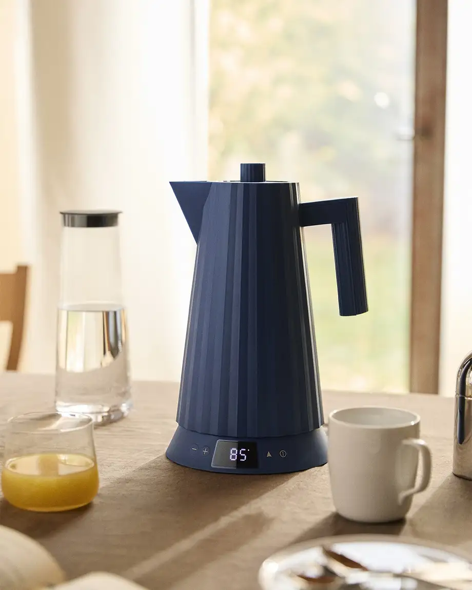 Alessi Plisse' Electric Kettle with Temperature Control 