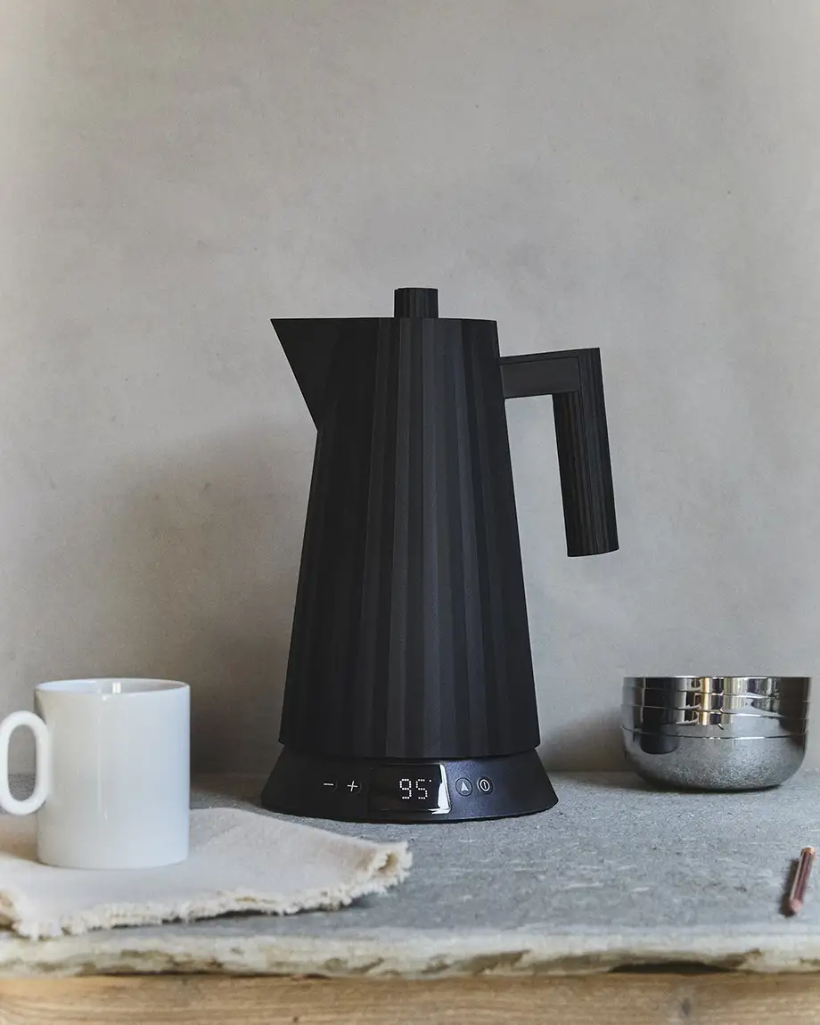 Alessi Plisse' Electric Kettle with Temperature Control 