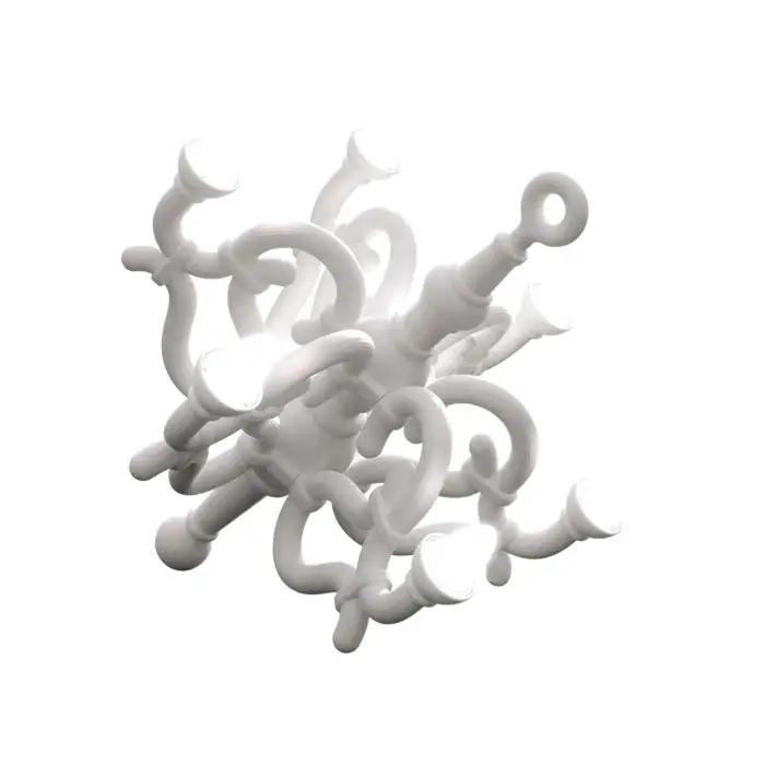 Qeeboo Fallen Chandelier M White Showroom sale 