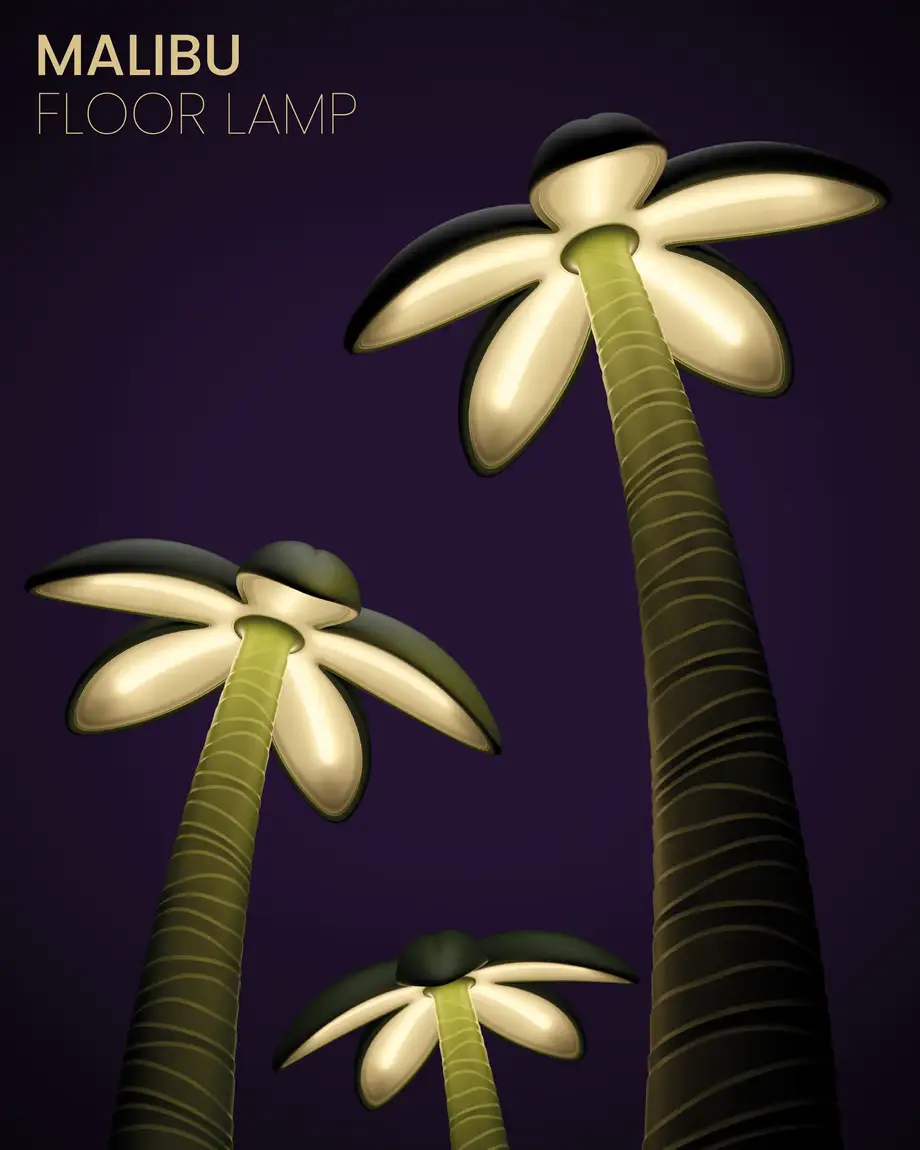 Qeeboo Malibu Floor Lamp