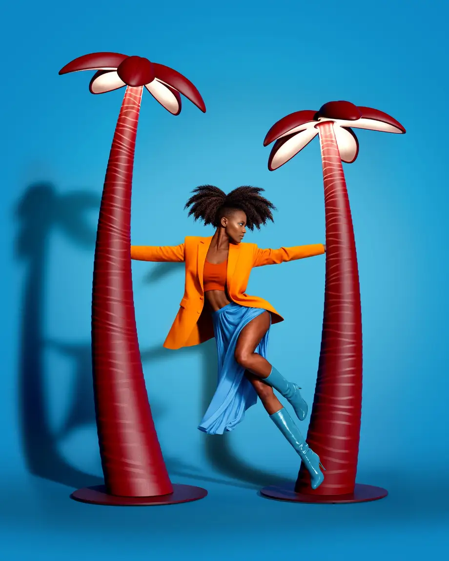 Qeeboo Malibu Floor Lamp