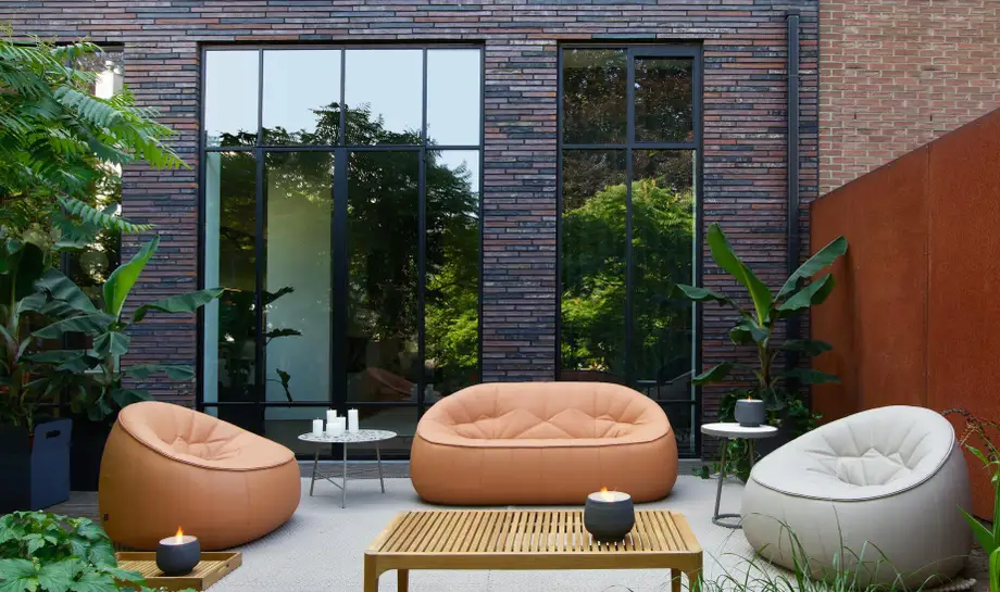 Ligne Roset Ottoman Armchair Outdoor