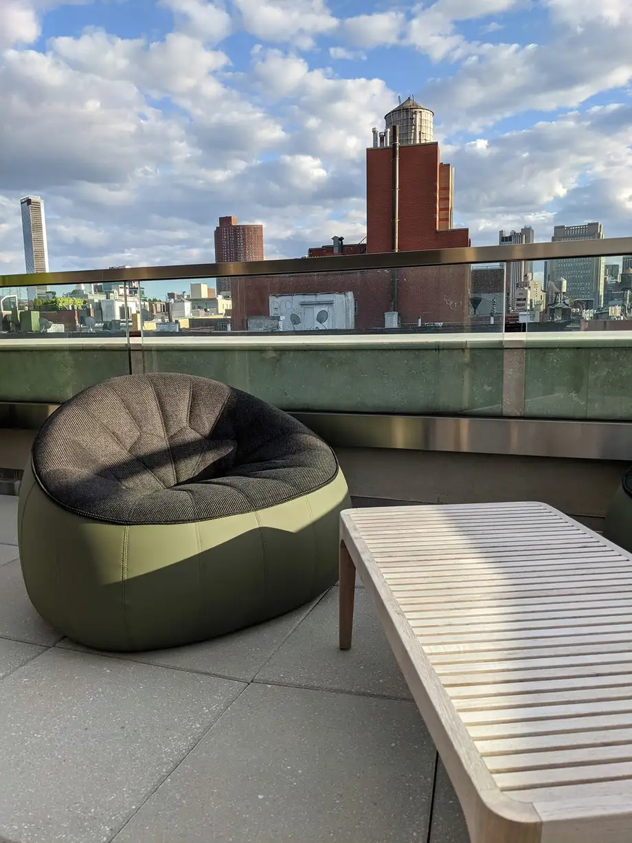 Ligne Roset Ottoman Armchair Outdoor