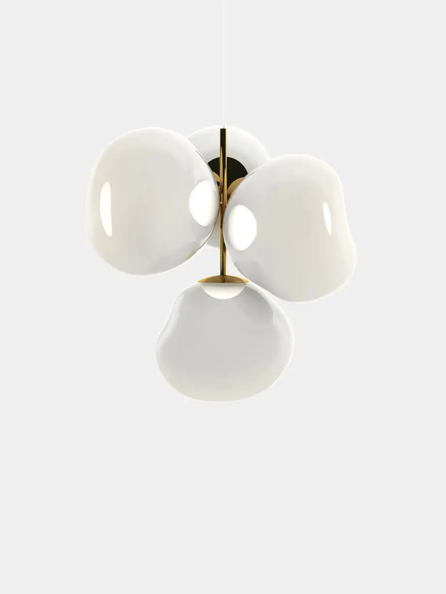 Tom Dixon Melt Small Opal Chandelier Led 