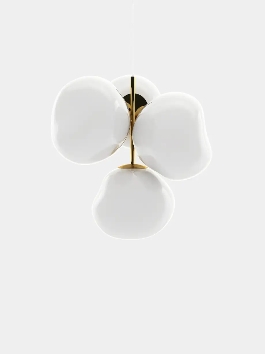 Tom Dixon Melt Small Opal Chandelier Led 