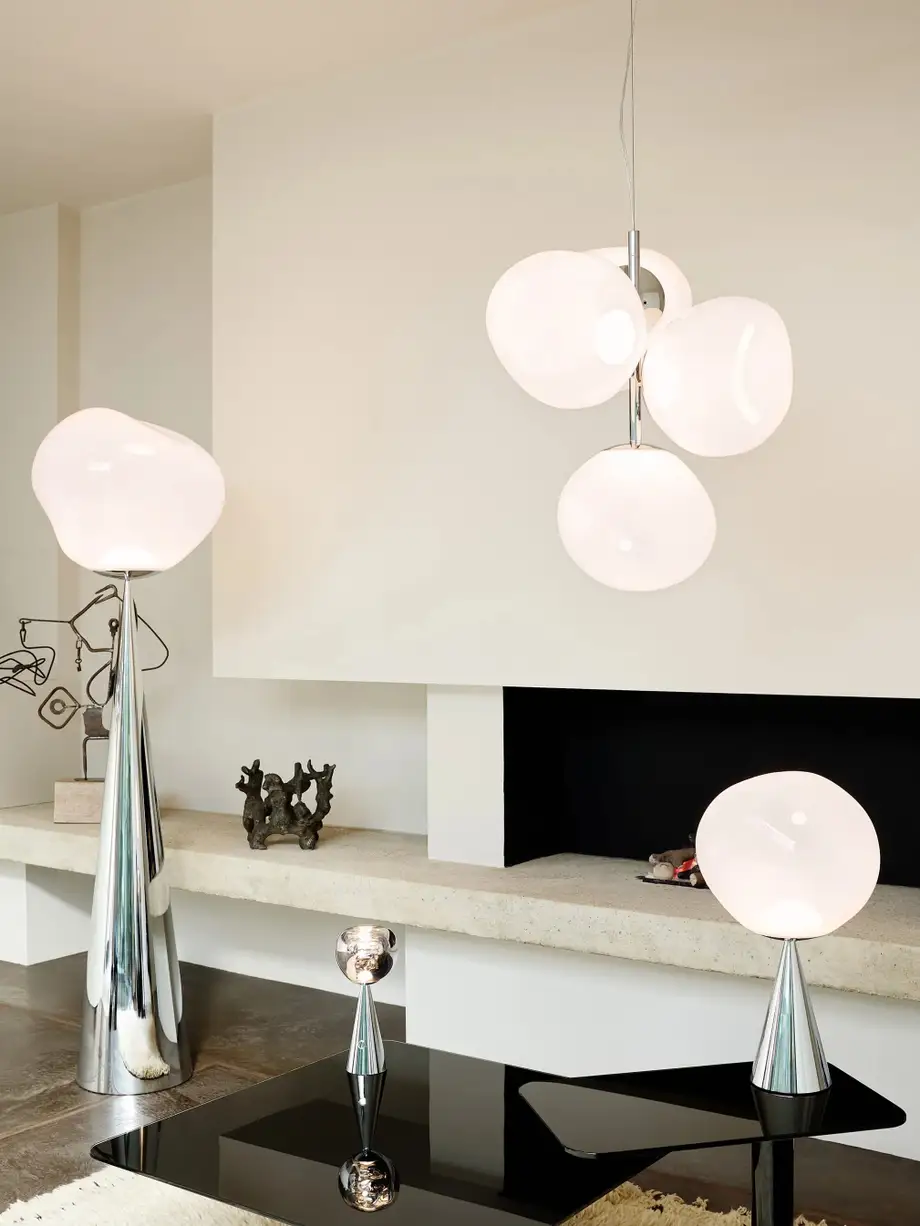 Tom Dixon Melt Small Opal Chandelier Led 