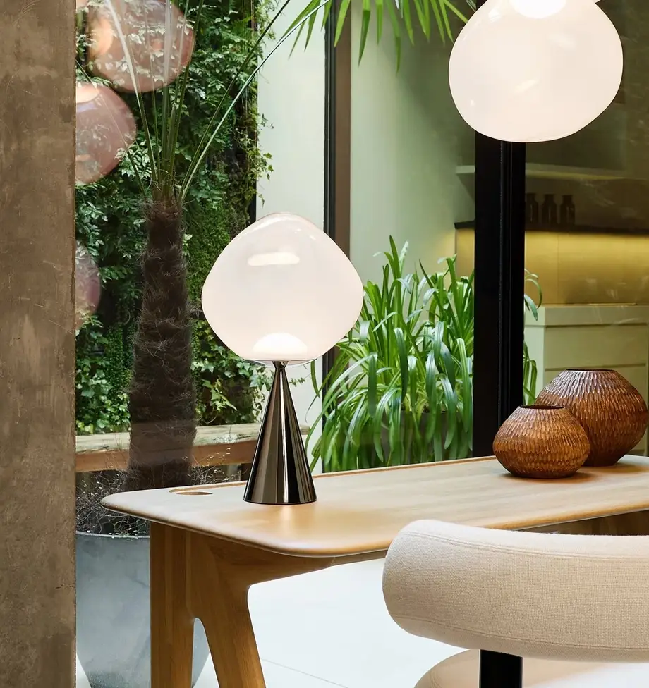 Tom Dixon Melt Opal Fat Cone Table Led
