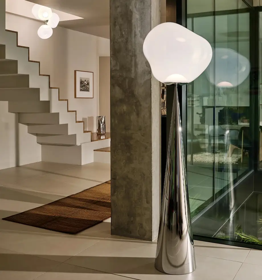Tom Dixon Melt Opal Fat Cone Floor Led
