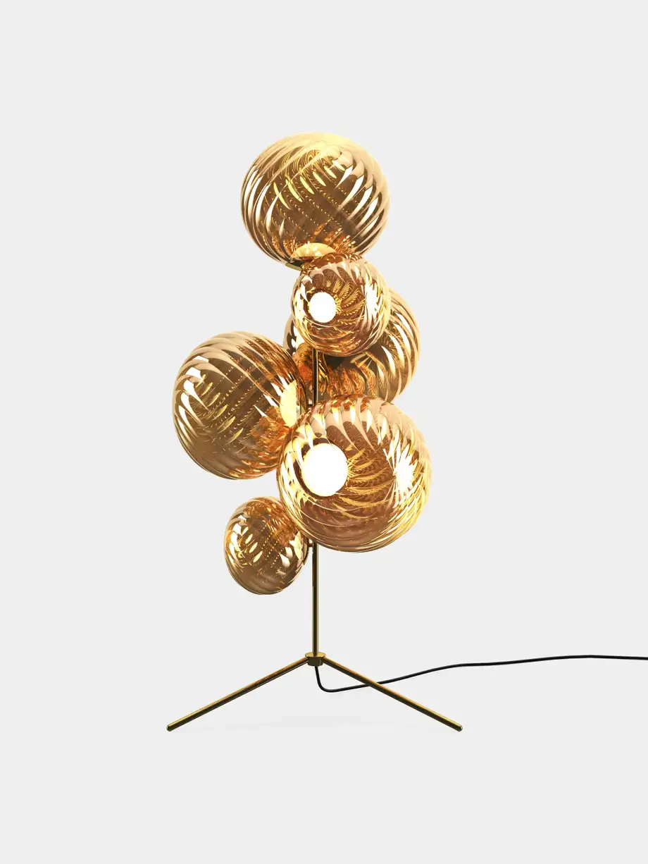 Tom Dixon Whirl Floor Chandelier Led