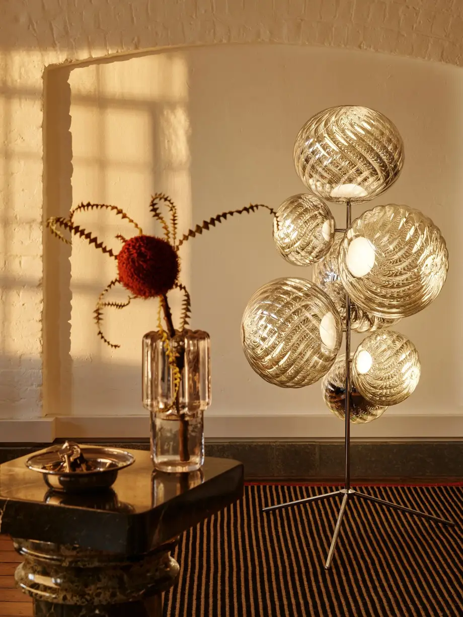 Tom Dixon Whirl Floor Chandelier Led