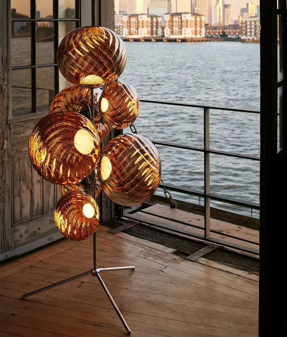 Tom Dixon Whirl Floor Chandelier Led