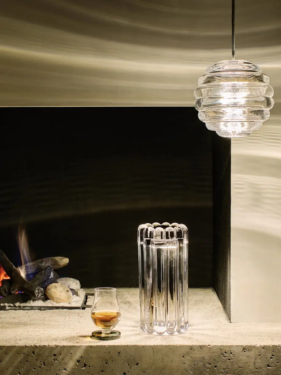 Tom Dixon Press Mini Sphere Clear Pendant Led