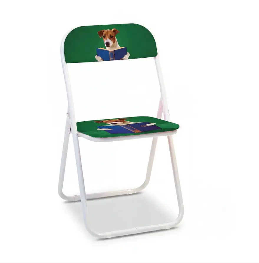Seletti Toiletpaper Pets Folding Chair - Nerdy Dog